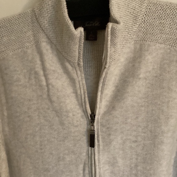 Tasso Elba Men zipped up Sweater size Large - Picture 2 of 7